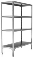 Стеллаж кухонный Hessen С-1,6*8*5/4 (э/оц/нерж)